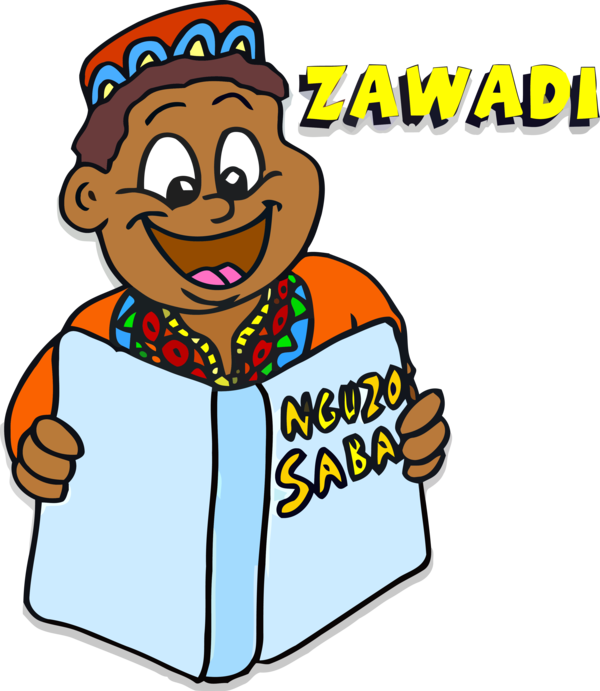Transparent Kwanzaa Cartoon Facial expression Pleased for Happy Kwanzaa for Kwanzaa