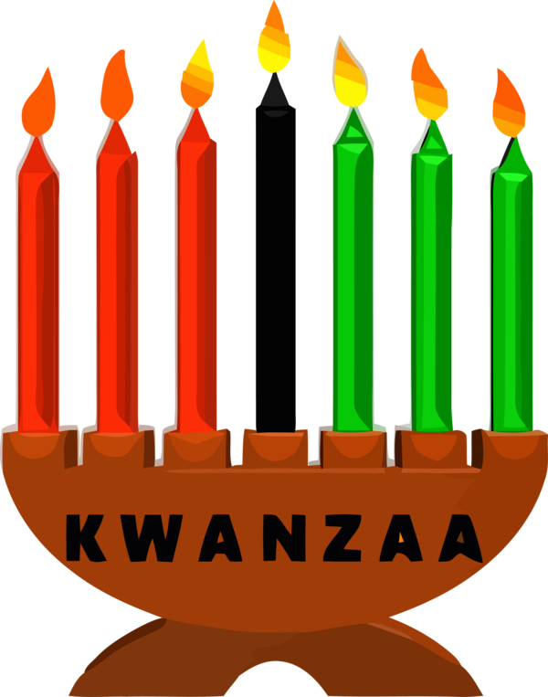 Transparent Kwanzaa Birthday candle Event Birthday for Happy Kwanzaa for Kwanzaa
