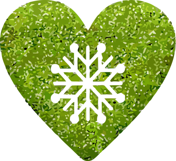 Transparent Christmas Green Leaf Shamrock for Christmas Ornament for Christmas
