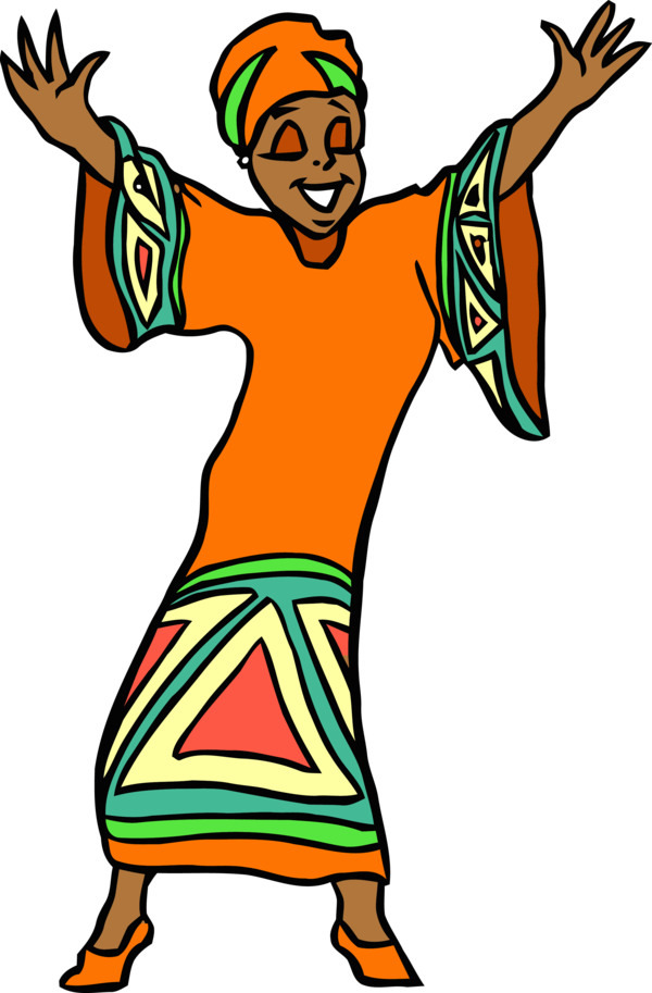 Transparent Kwanzaa Cartoon Pleased Thumb for Happy Kwanzaa for Kwanzaa