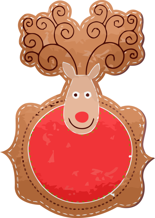 Transparent Christmas Cartoon Nose Reindeer for Christmas Ornament for Christmas