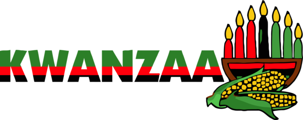 Transparent Kwanzaa Text Logo Font for Happy Kwanzaa for Kwanzaa