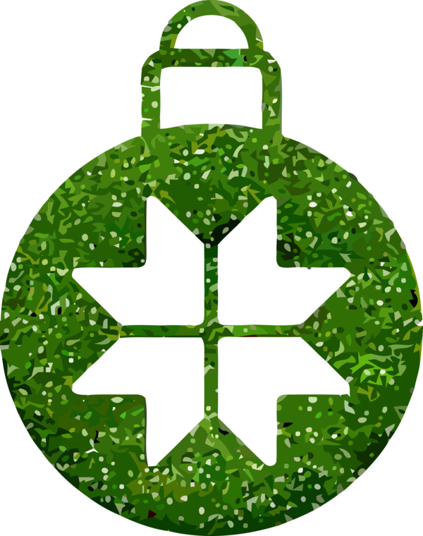 Transparent Christmas Green Symbol Leaf for Christmas Ornament for Christmas