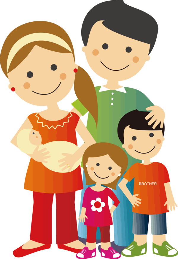 Transparent Family Day People Cartoon Child for Happy Family Day for Family Day