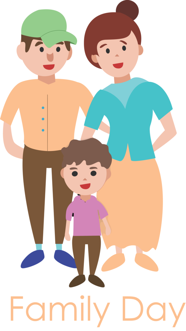 Transparent Family Day Cartoon People Male for Happy Family Day for Family Day
