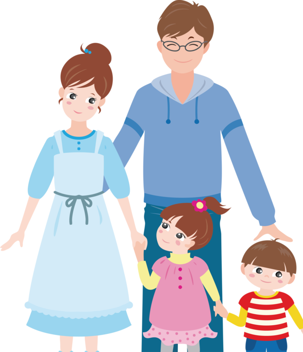 Transparent Family Day Cartoon People Child for Happy Family Day for Family Day