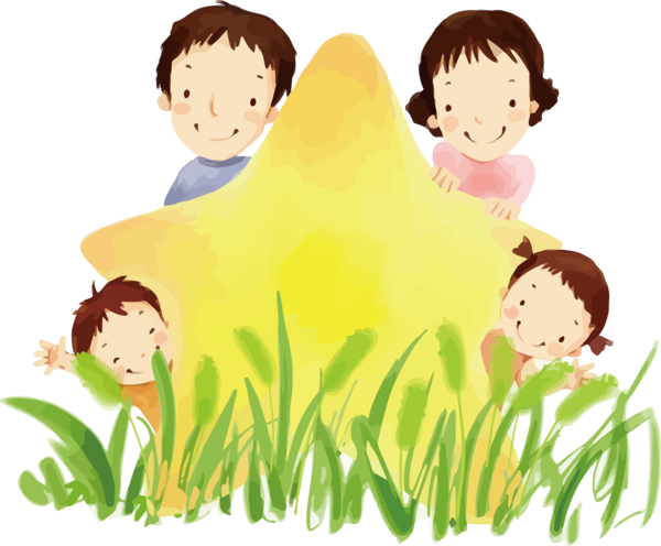 Transparent Family Day People in nature Cartoon Child for Happy Family Day for Family Day