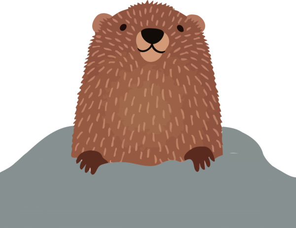 Transparent Groundhog Day Groundhog Otter Beaver for Groundhog for Groundhog Day