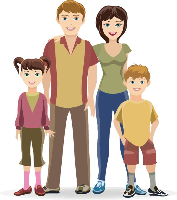 Transparent Family Day Cartoon People Friendship for Happy Family Day for Family Day