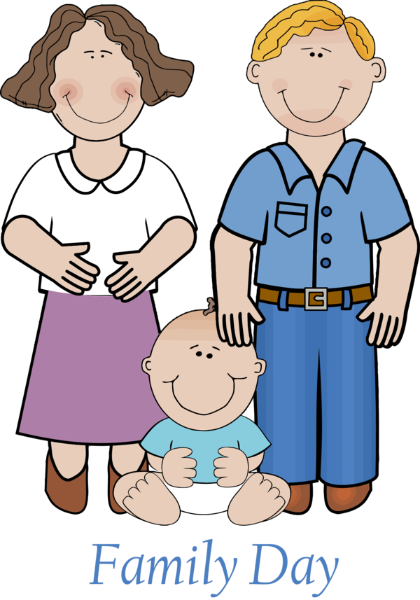 Transparent Family Day Cartoon People Child for Happy Family Day for Family Day