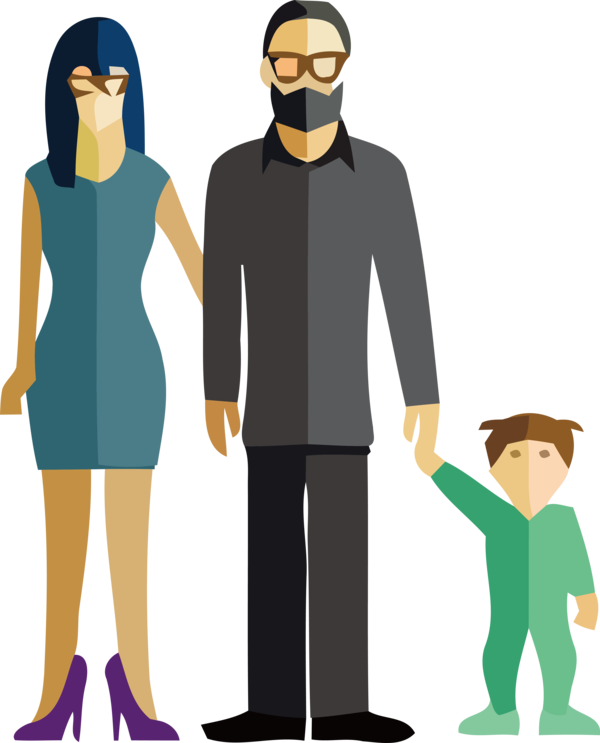 Transparent Family Day Standing Cartoon Gentleman for Happy Family Day for Family Day