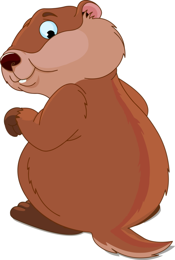 Transparent Groundhog Day Cartoon Groundhog Gopher for Groundhog for Groundhog Day