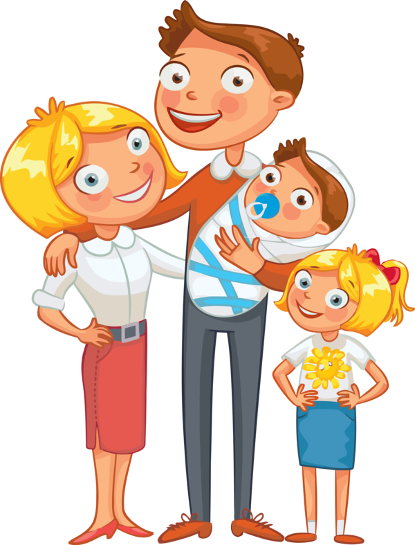 Transparent Family Day Cartoon People Finger for Happy Family Day for Family Day
