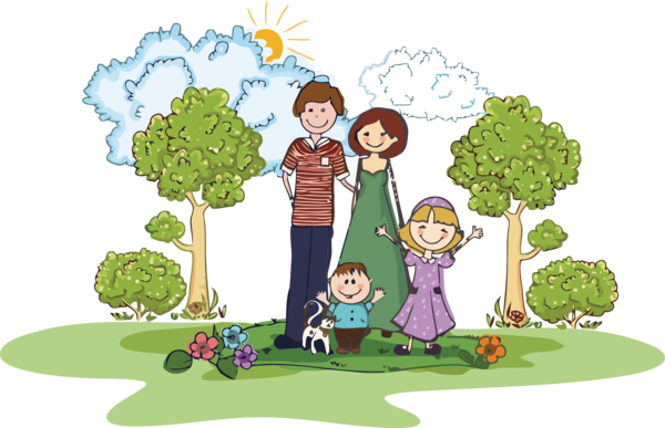 Transparent Family Day Cartoon Arbor day Grass for Happy Family Day for Family Day