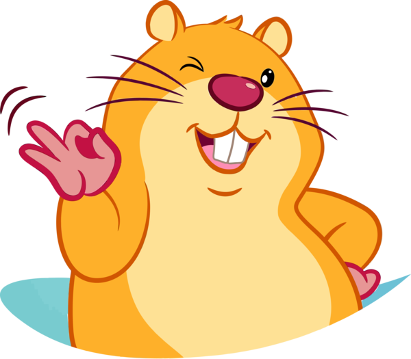 Transparent Groundhog Day Cartoon Facial expression Whiskers for Groundhog for Groundhog Day