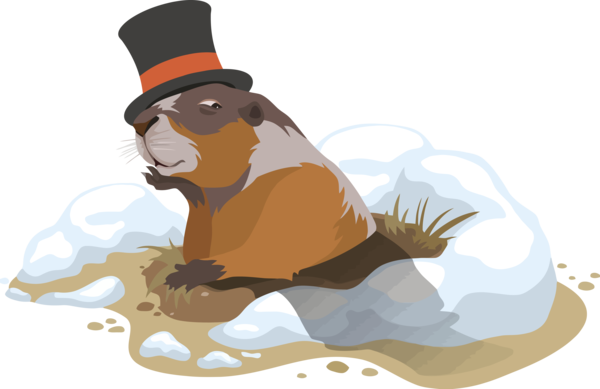 Transparent Groundhog Day Cartoon Groundhog Groundhog day for Groundhog for Groundhog Day