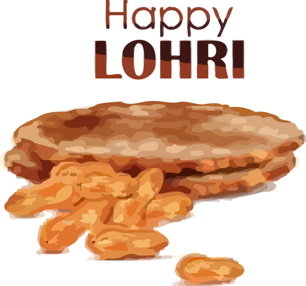 Transparent Lohri Food Dish Cuisine for Happy Lohri for Lohri