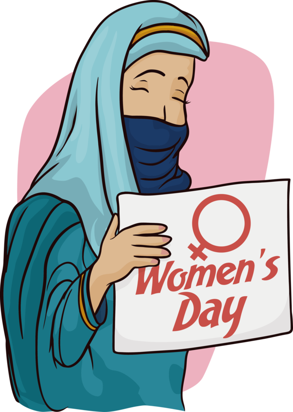 Transparent International Women's Day Cartoon for Women's Day for International Womens Day