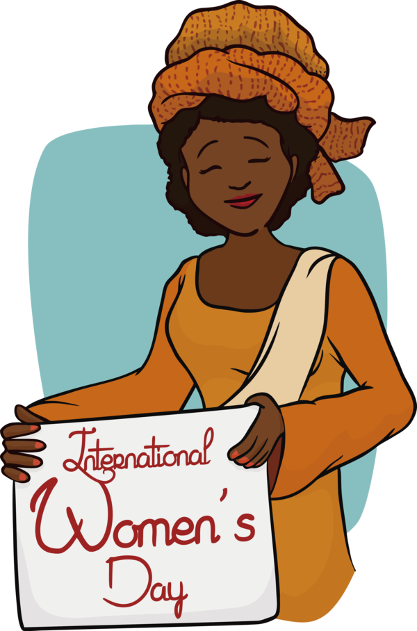 Transparent International Women's Day Cartoon Pleased for Women's Day for International Womens Day
