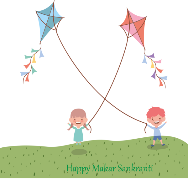 Transparent Makar Sankranti Child art Kite for Happy Makar Sankranti for Makar Sankranti