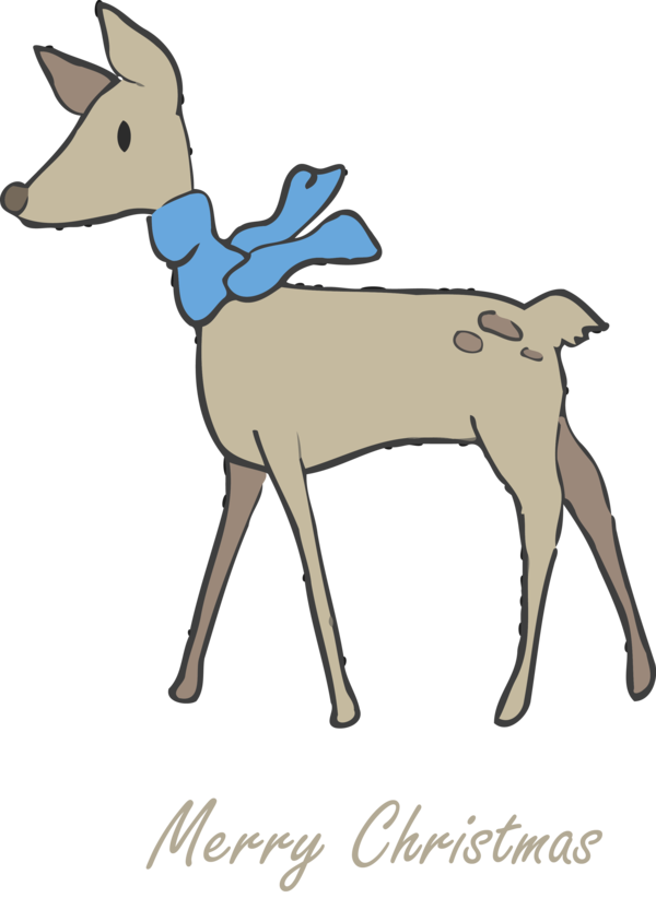 Transparent Christmas Deer Antelope Animal figure for Reindeer for Christmas