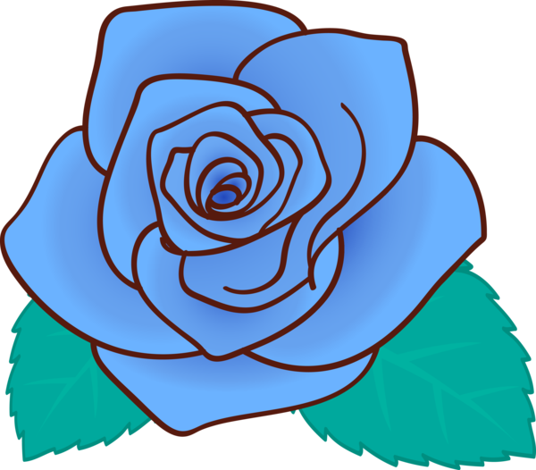 Transparent Valentine's Day Blue rose Rose Blue for Rose for Valentines Day