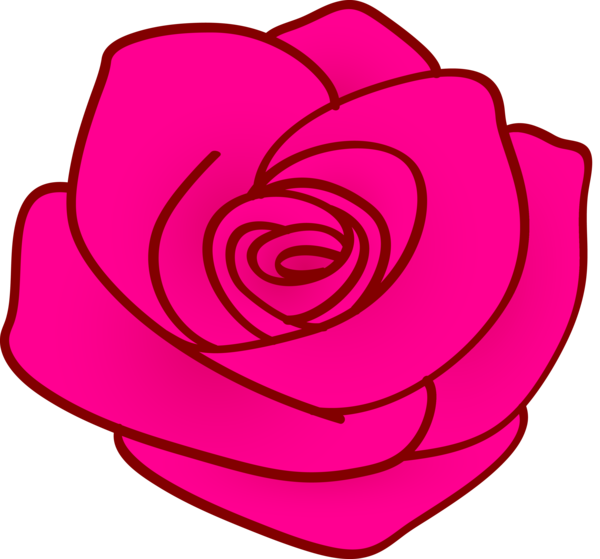 Transparent Valentine's Day Pink Red Rose for Rose for Valentines Day