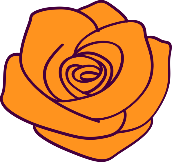 Transparent Valentine's Day Orange Yellow Rose for Rose for Valentines Day