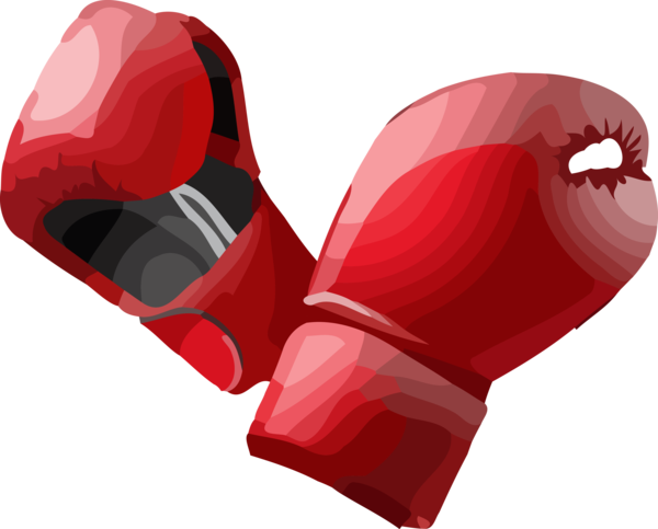 Transparent Boxing Day Red Boxing equipment Boxing glove for Happy Boxing Day for Boxing Day