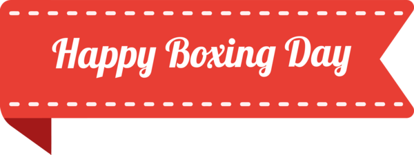 Transparent Boxing Day Text Font Rectangle for Happy Boxing Day for Boxing Day