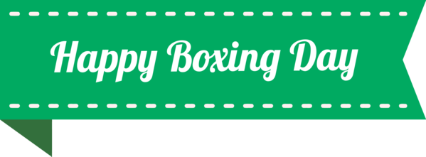Transparent Boxing Day Green Text Font for Happy Boxing Day for Boxing Day