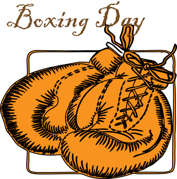 Transparent Boxing Day Line art for Happy Boxing Day for Boxing Day