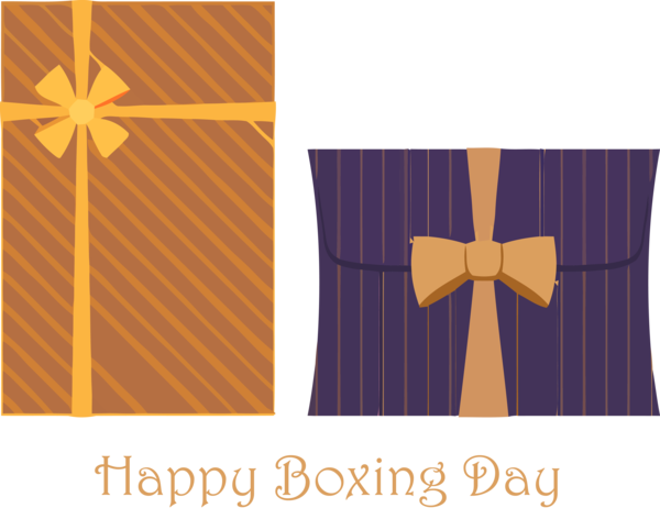 Transparent Boxing Day Orange Purple Yellow for Happy Boxing Day for Boxing Day