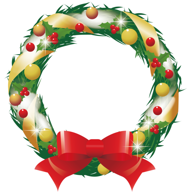 Transparent Christmas Holly Christmas decoration Wreath for Christmas Ornament for Christmas