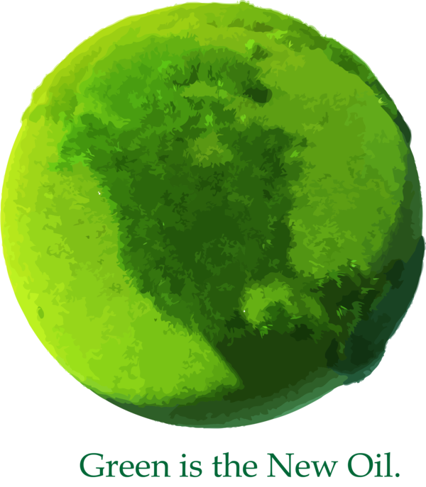 Transparent Earth Day Green Sphere Yellow for Happy Earth Day for Earth Day