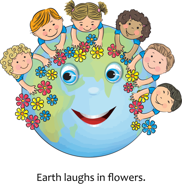 Transparent Earth Day People Facial expression Cartoon for Happy Earth Day for Earth Day