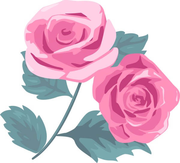 Transparent Valentine's Day Garden roses Flower Pink for Rose for Valentines Day