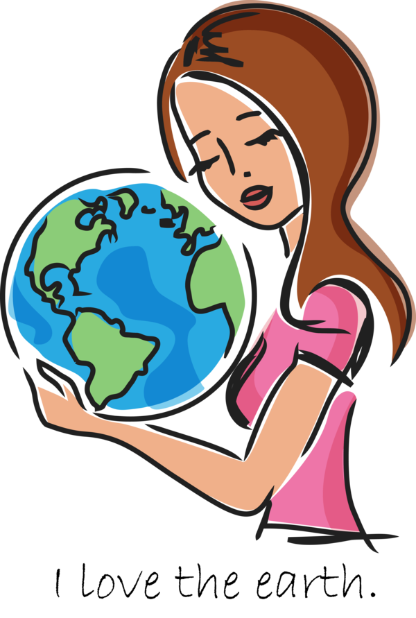 Transparent Earth Day Cheek Line art Sharing for Happy Earth Day for Earth Day