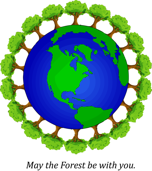 Transparent Earth Day Green World Circle for Happy Earth Day for Earth Day