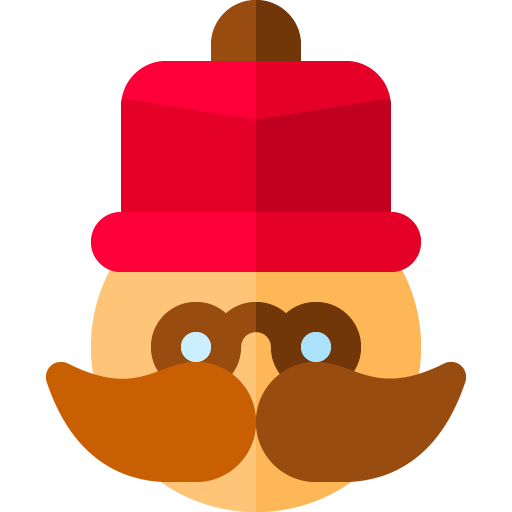 Transparent Christmas Hat Headgear Moustache for Christmas Ornament for Christmas