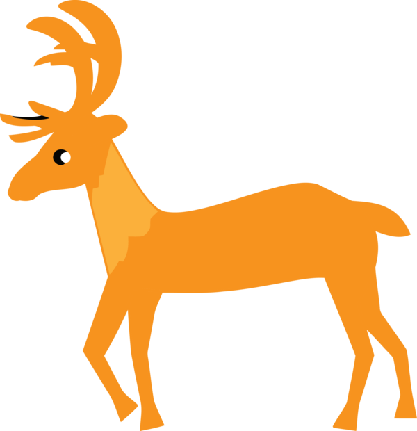 Transparent Christmas Deer Animal figure Wildlife for Reindeer for Christmas