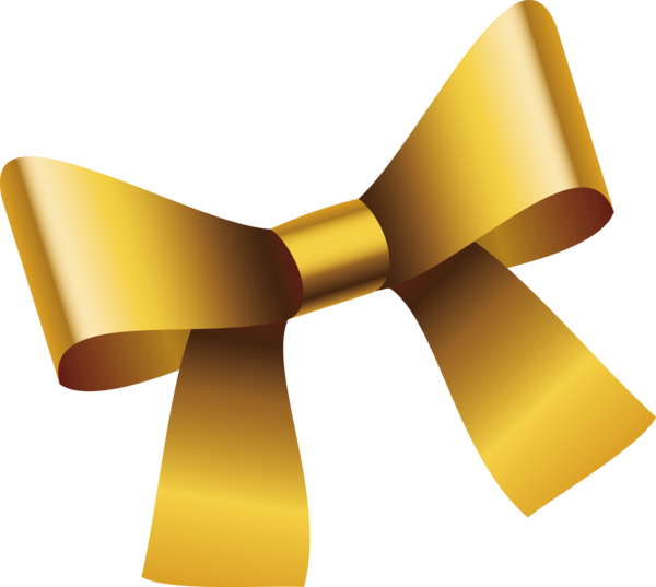 Transparent Christmas Yellow Ribbon Material property for Christmas Ornament for Christmas