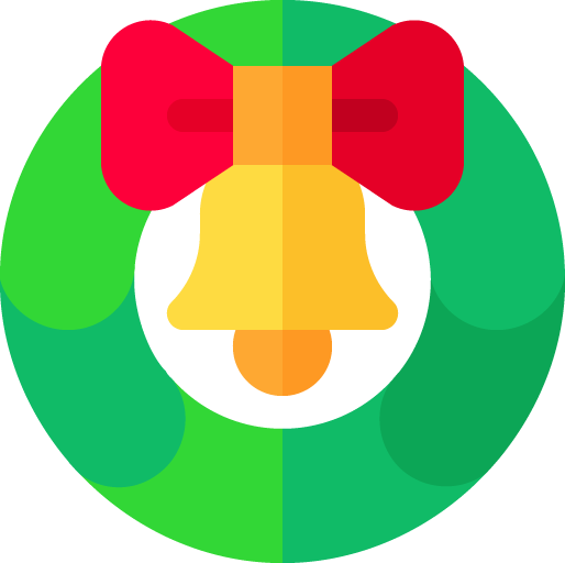 Transparent Christmas Symbol Circle for Christmas Ornament for Christmas