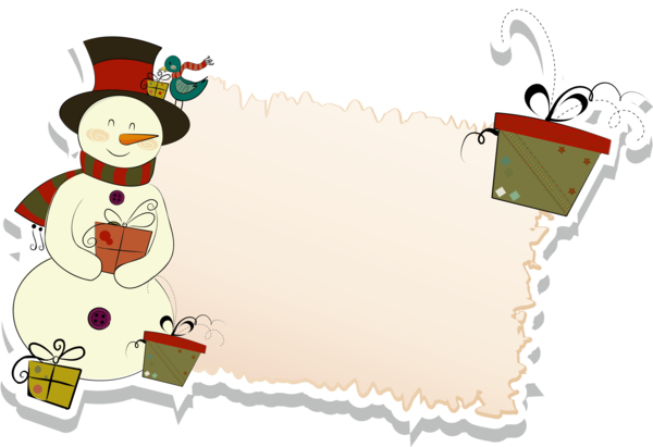 Transparent Christmas Cartoon for Christmas Ornament for Christmas