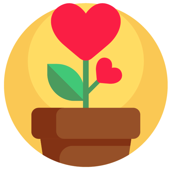 Transparent Valentine's Day Heart Love Plant for Valentine Heart for Valentines Day