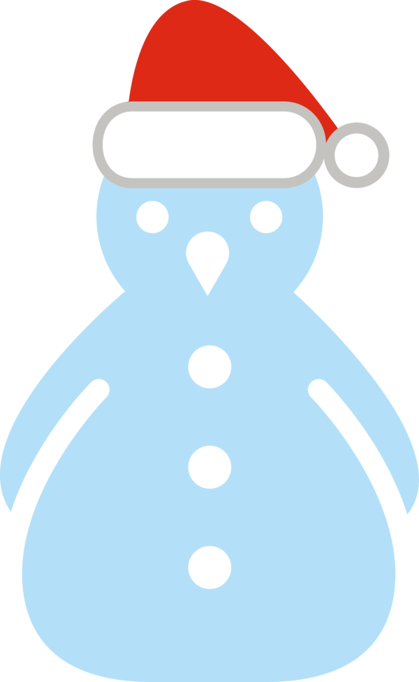 Transparent Christmas Water bottle for Snowman for Christmas