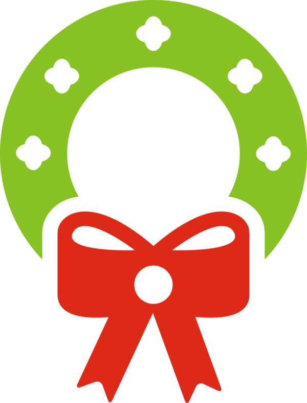 Transparent Christmas Green Symbol for Christmas Ornament for Christmas