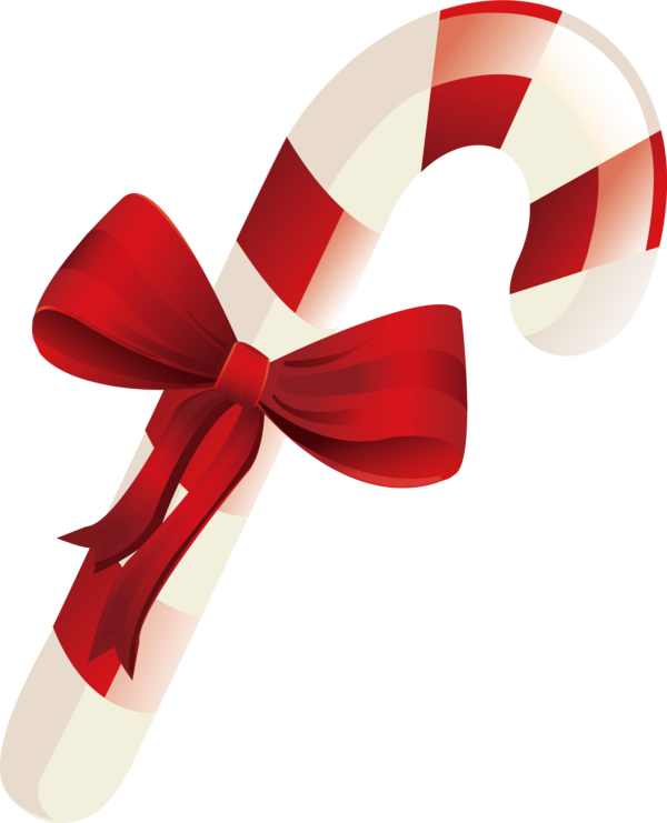 Transparent Christmas Red Ribbon Material property for Candy Cane for Christmas