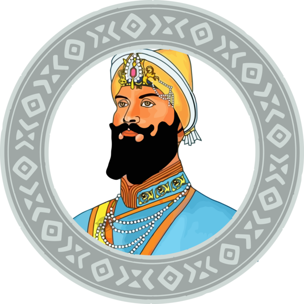 Transparent Guru Gobind Singh Jayanti Facial hair Moustache Logo for Guru Gobind Singh for Guru Gobind Singh Jayanti