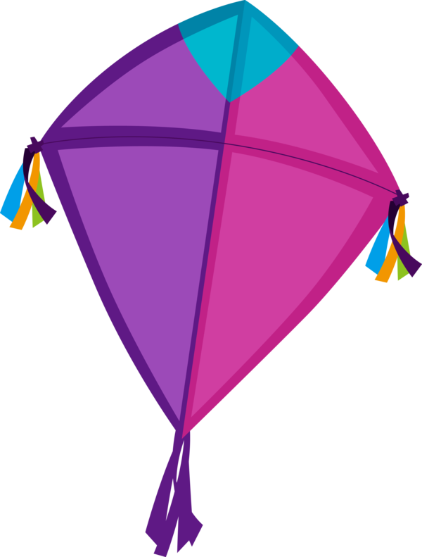 Transparent Makar Sankranti Kite Sport kite Purple for Happy Makar Sankranti for Makar Sankranti